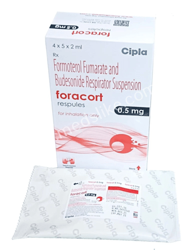 Foracort Respules 0.5 mg (Budesonide/Formoterol)