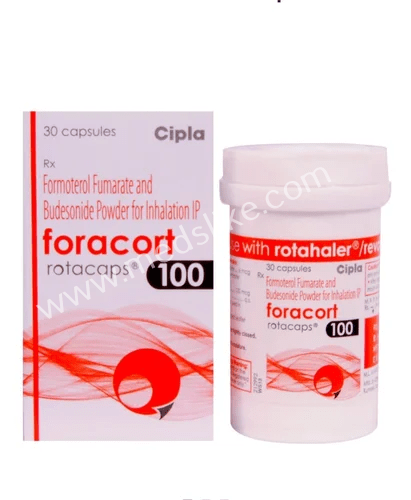 Foracort Rotacaps 100 (Budesonide/Formoterol)