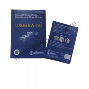 Unogra-50mg (Sildenafil Orally Strip)