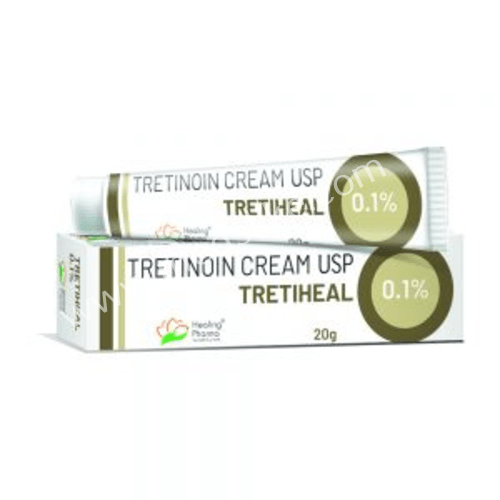 Tretiheal 0.1% (Tretinoin 0.1% Cream)