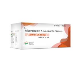 ZBD PLUS 12mg (Albendazole 400 mg + Ivermectin 12 mg)