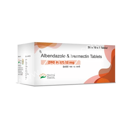 ZBD PLUS 12mg (Albendazole 400 mg + Ivermectin 12 mg)