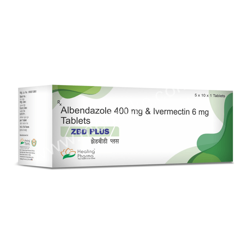 Zbd Plus (Albendazole 400 mg + Ivermectin 6mg)