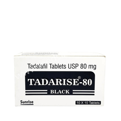Tadarise 80mg Black (Tadalafil Black Pills)