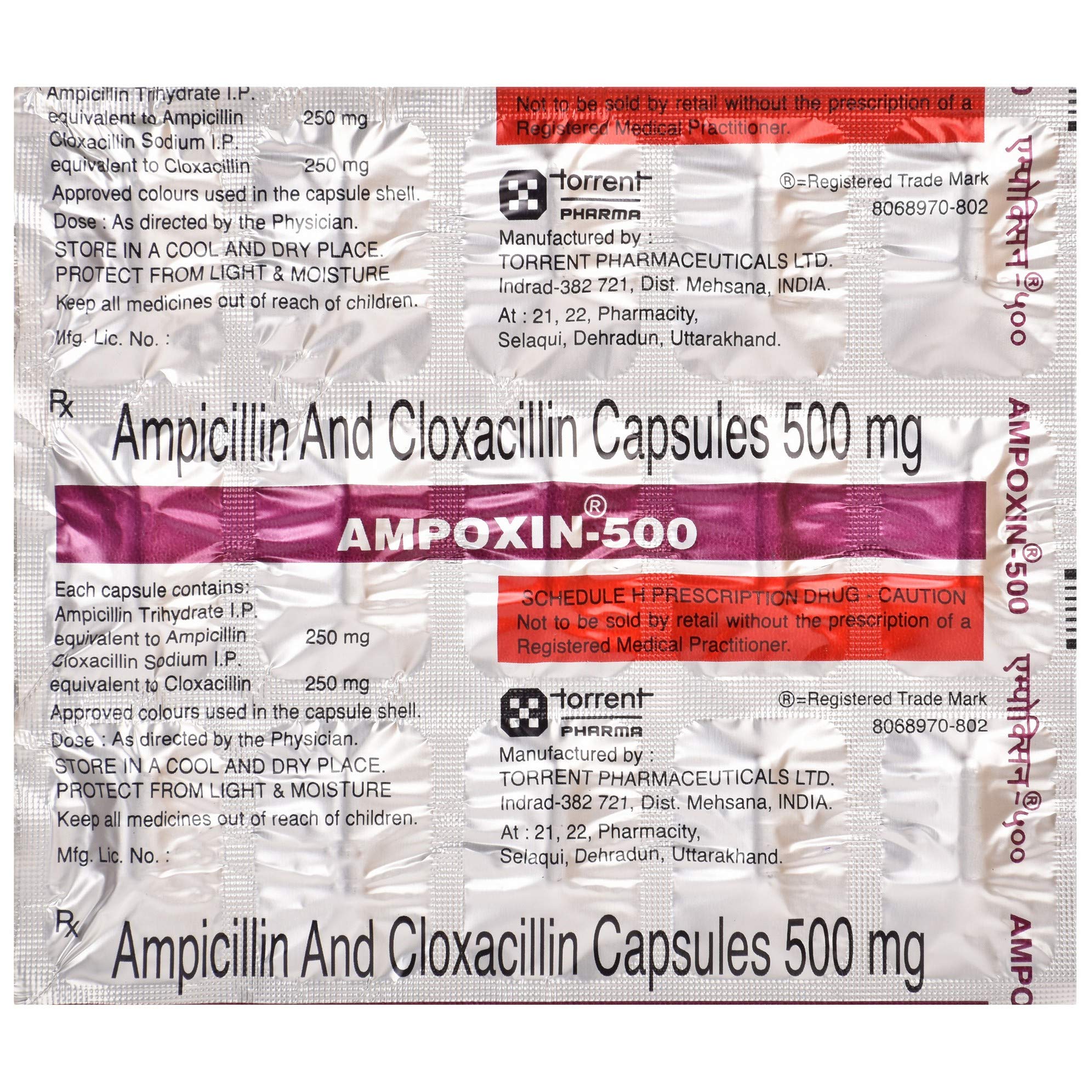 Ampoxin 500 mg Ampoxin 500 mg (Ampicillin/Cloxacillin) - Image 1