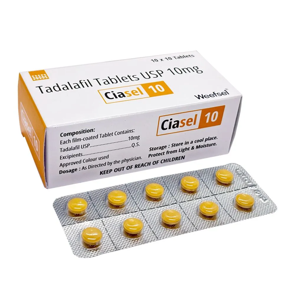 Ciasel 10mg (Tadalafil 10mg) Ciasel 10mg (Tadalafil 10mg)