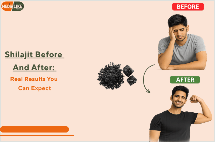 Shilajit Before And After